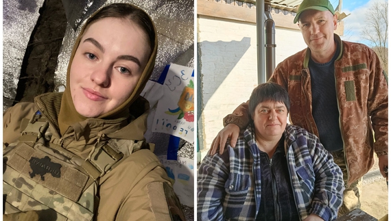Родина із Чернігівщини: батько поранений, дочка на передовій
